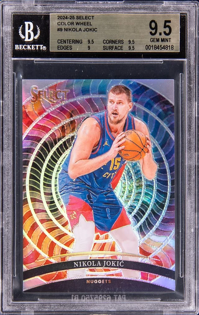 2024-25 Panini Select Nikola Jokic Color Wheel #9 card image