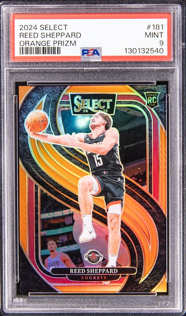 2024-25 Panini Select Reed Sheppard Orange Prizm #181 card image