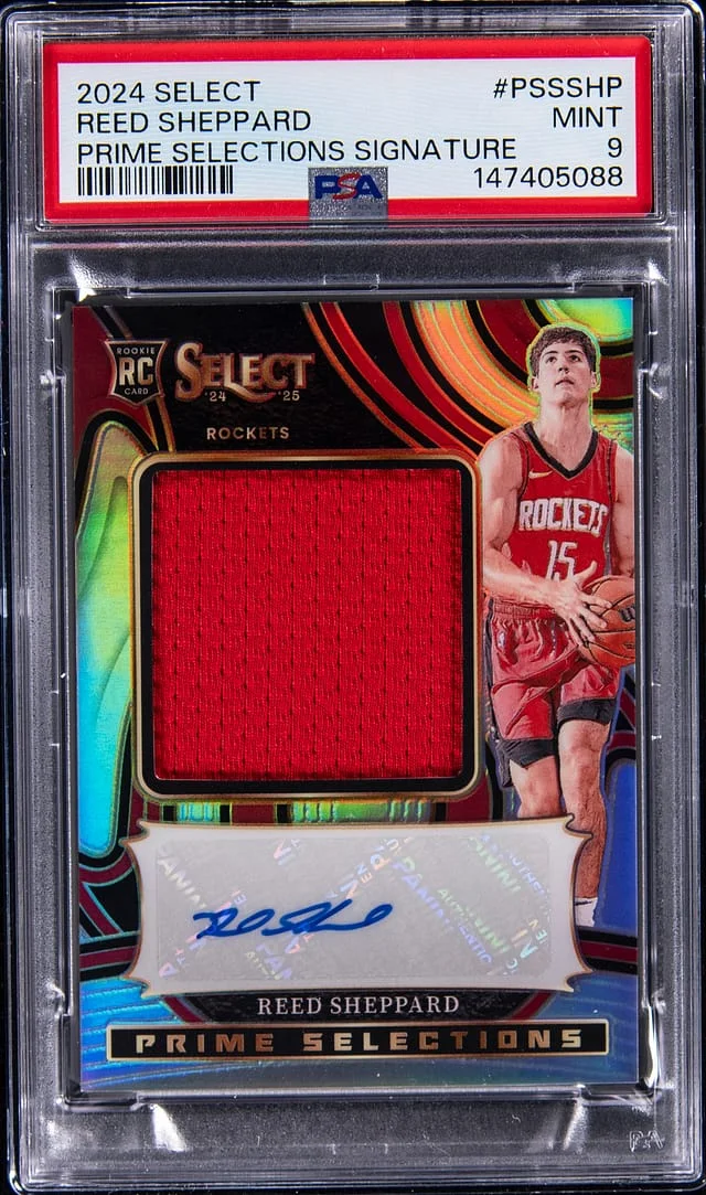 2024-25 Panini Select Reed Sheppard Prime Selections Signature #PSS-SHP card image