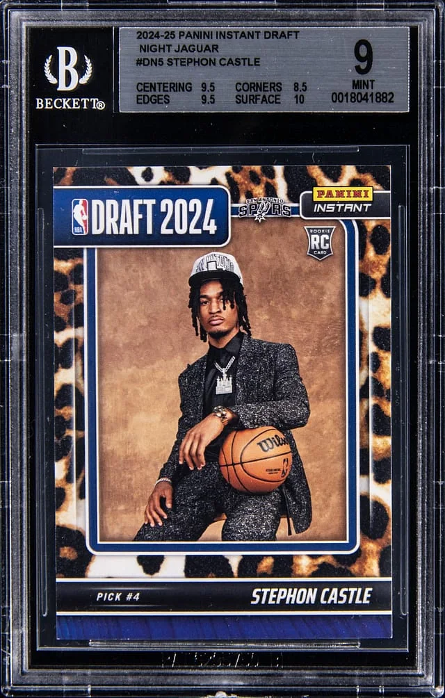 2024-25 Panini Stephon Castle Instant Draft Night Jaguar #DN5 card image