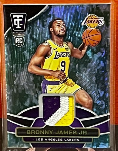 2024-25 Panini Totally Certified Bronny James Totally Certified Materials #TCM-BRN card image