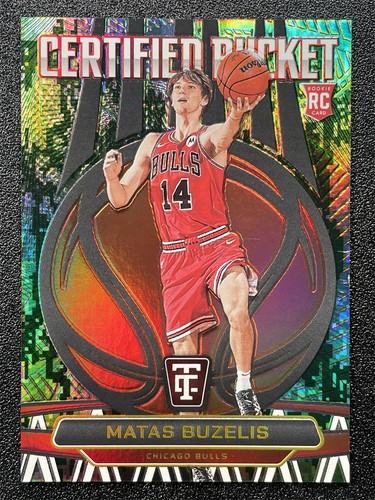 2024-25 Panini Totally Certified Matas Buzelis #174 card image