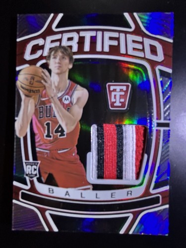 2024-25 Panini Totally Certified Matas Buzelis Certified Baller #CB-MTB card image
