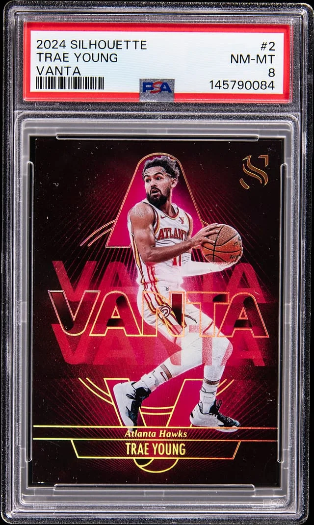 2024-25 Panini Trae Young Silhouette Vanta #2 card image