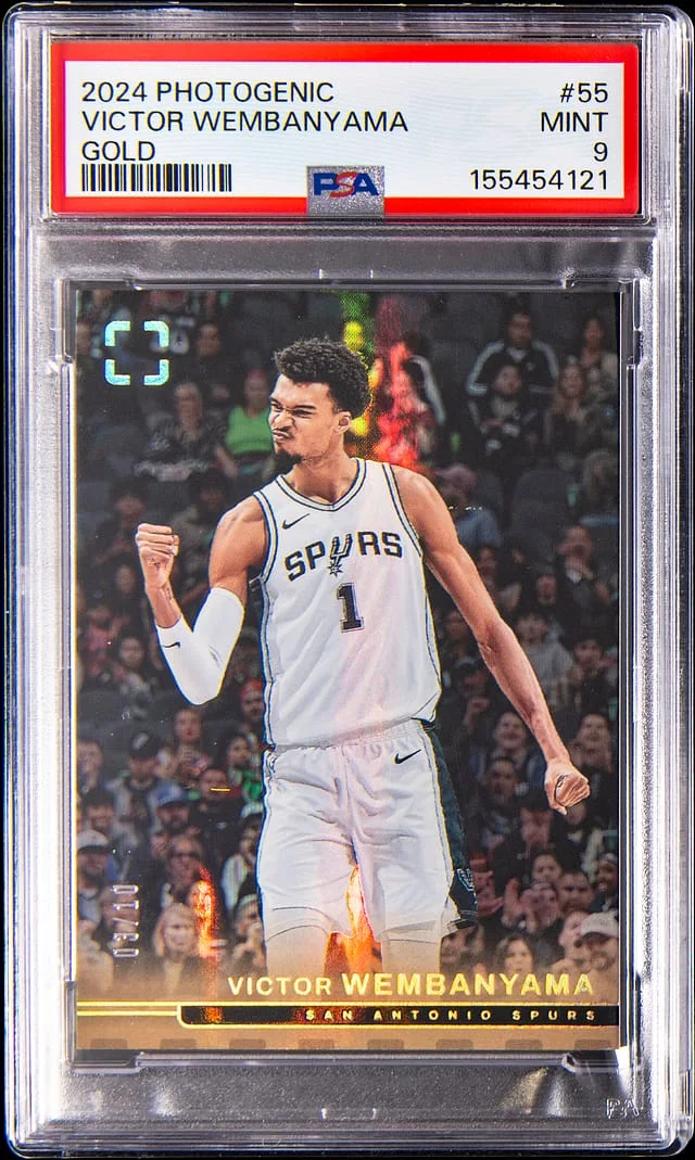 2024-25 Panini Victor Wembanyama Photogenic Gold #55 card image