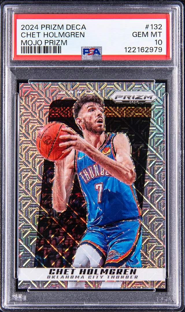 2024-25 Prizm Chet Holmgren Deca Mojo Prizm #132 card image