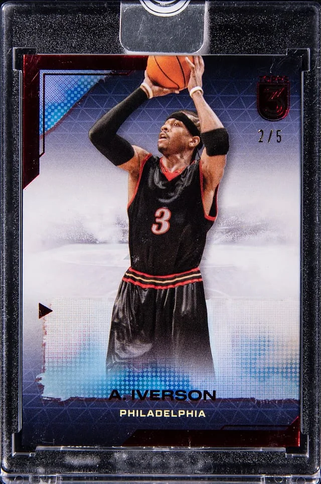 2024-25 Topps Allen Iverson - Topps Encased 3 Red #97 card image