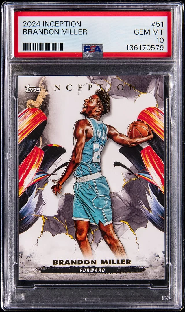 2024-25 Topps Brandon Miller Inception #51 card image