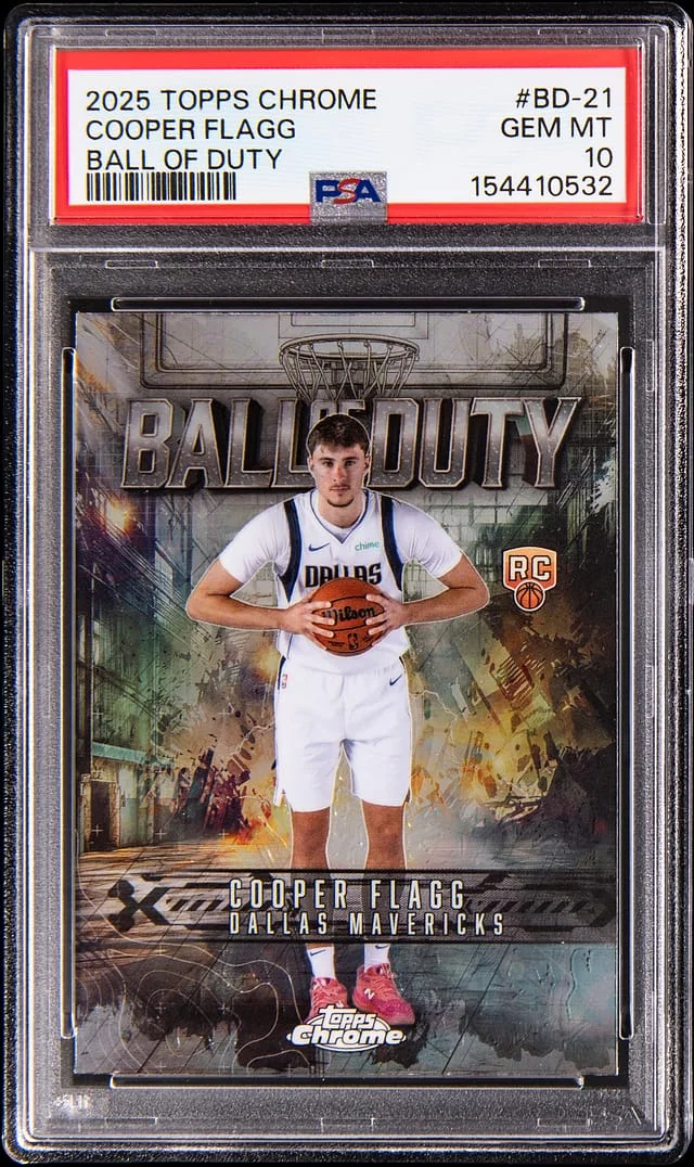 2024-25 Topps Chrome Cooper Flagg Ball of Duty #BD-21 card image