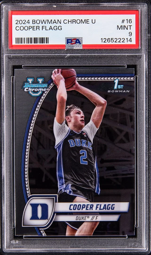 2024-25 Topps Cooper Flagg Bowman Chrome University #16 card image