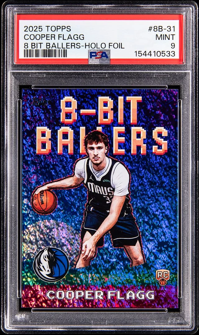 2024-25 Topps Cooper Flagg 8 Bit Ballers Holo Foil #8B-31 card image