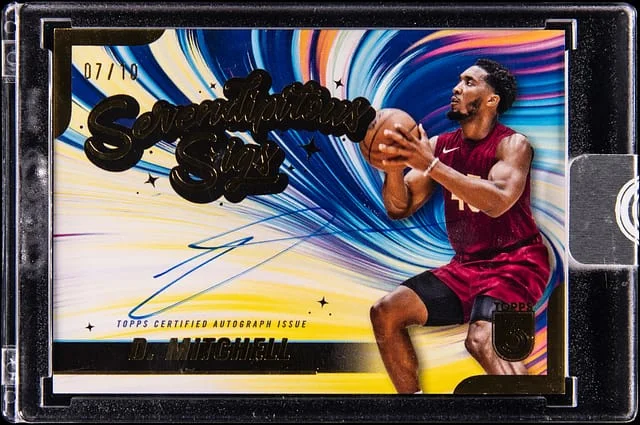 2024-25 Topps Donovan Mitchell 3 Serendipitous Sigs #SS-DM card image
