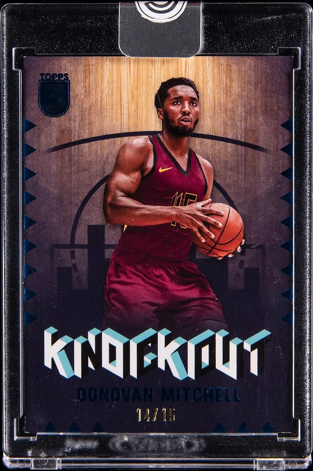 2024-25 Topps Donovan Mitchell - Topps 3 Encased 3 Knockout #KO-6 card image