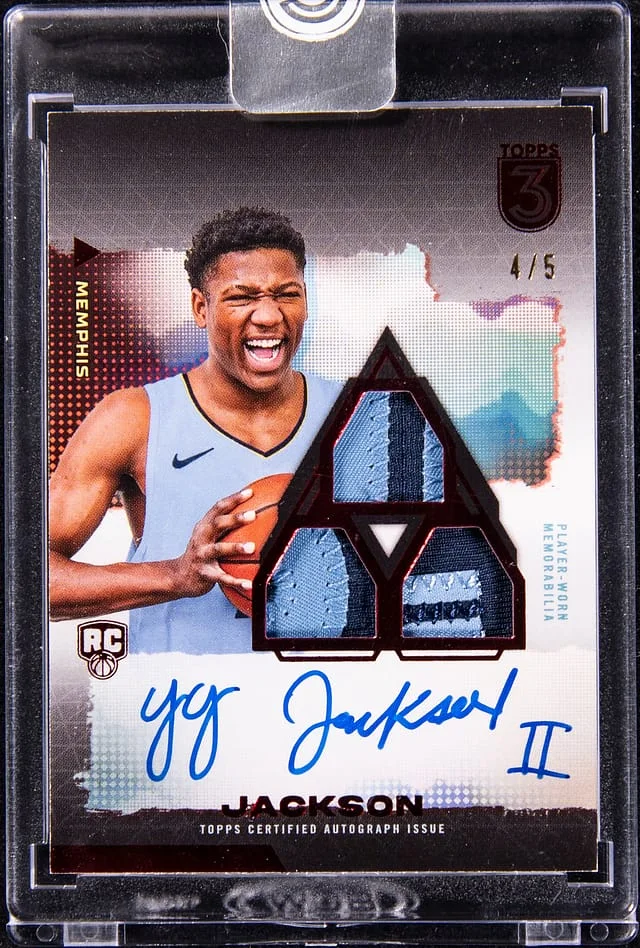 2024-25 Topps GG Jackson 3 3 Patch Vertical Autographs #116 card image