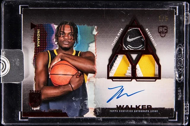 2024-25 Topps Jarace Walker 3 3 Patch Horizontal Autographs #106 card image