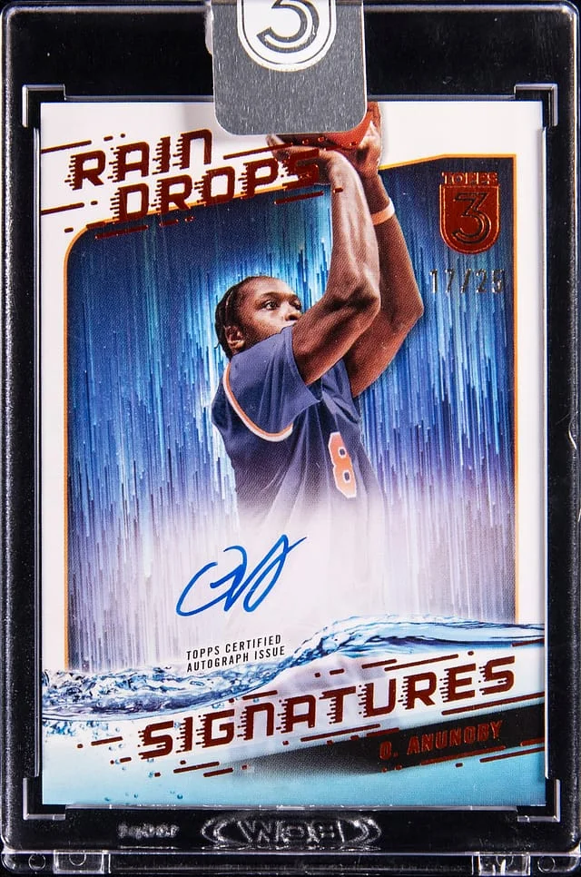 2024-25 Topps OG Anunoby 3 Rain Drops #RS-OA card image