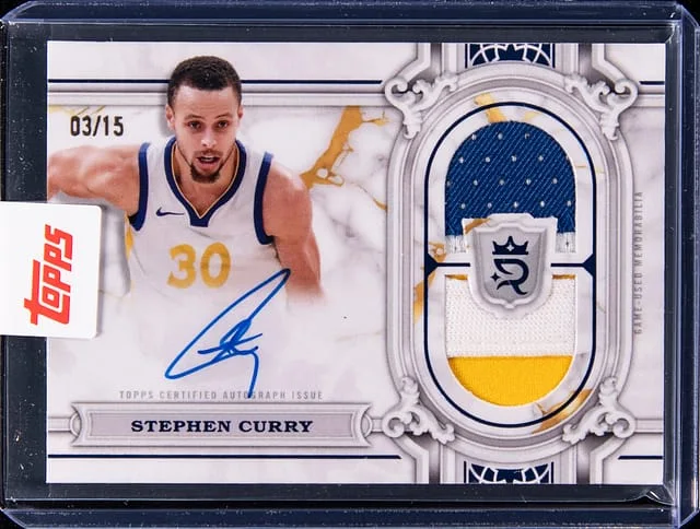 2024-25 Topps Stephen Curry Regalia Relic Signatures #RRS-SC card image