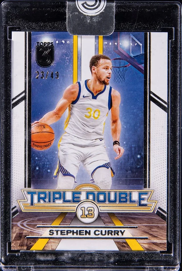 2024-25 Topps Stephen Curry - Topps Encased 3 Tripple Double #TD-7 card image