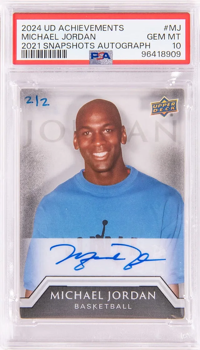 2024-25 Upper Deck Michael Jordan Achievements 2021 Snapshots Autograph #SMA-MJ card image