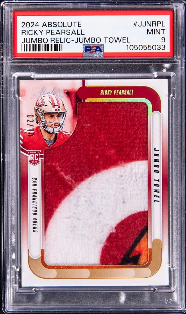 2024 Absolute Ricky Pearsall Jumbo Relic-Jumbo Towel #JJNRPL card image