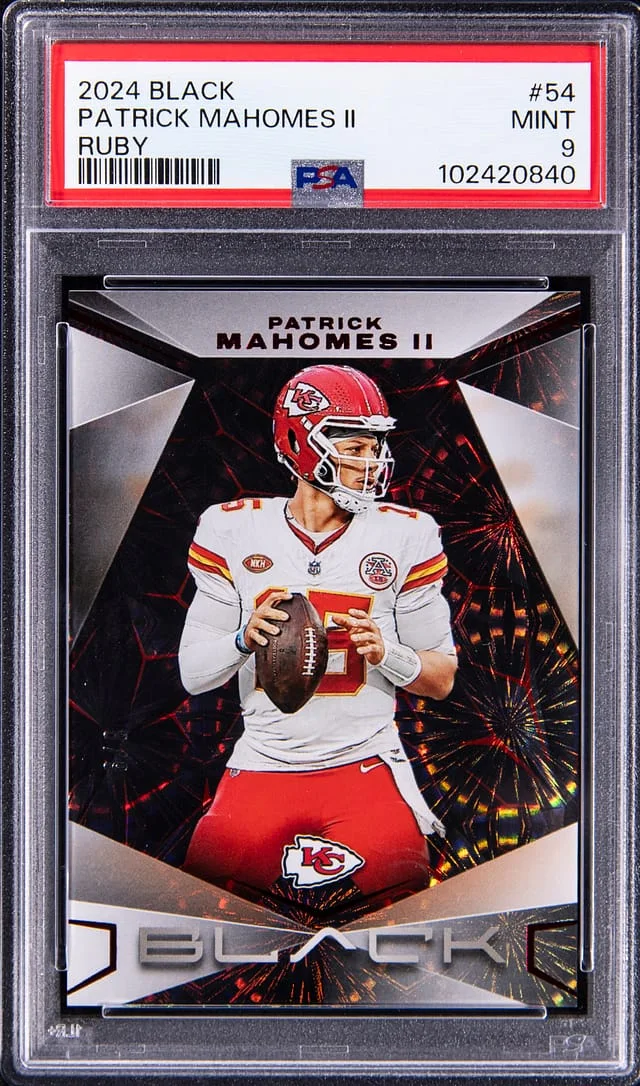 2024 Black Ruby Patrick Mahomes II #54 card image