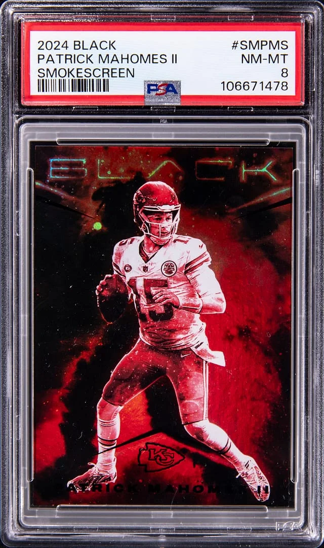 2024 Black Smokescreen Patrick Mahomes II #SMPMS card image
