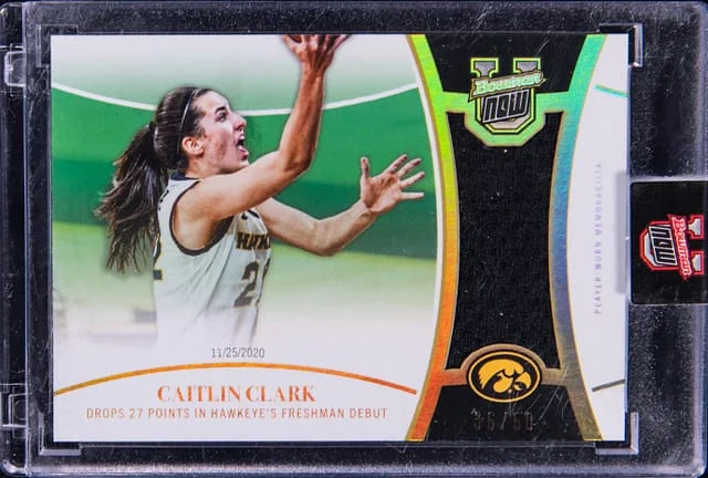 2024 Bomwan U Now Caitlin Clark Relic - Topps Encased #1-REL card image