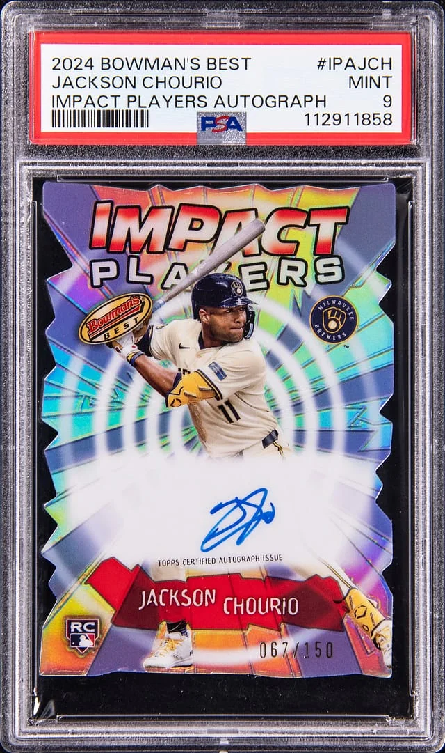 2024 Bowman Best Jackson Chourio Impact Players Autograph #IPAJCH card image