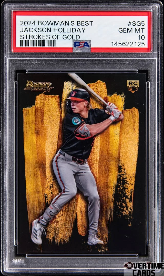 2024 Bowman Best Jackson Holliday Strokes Of Gold #SG-5 card image