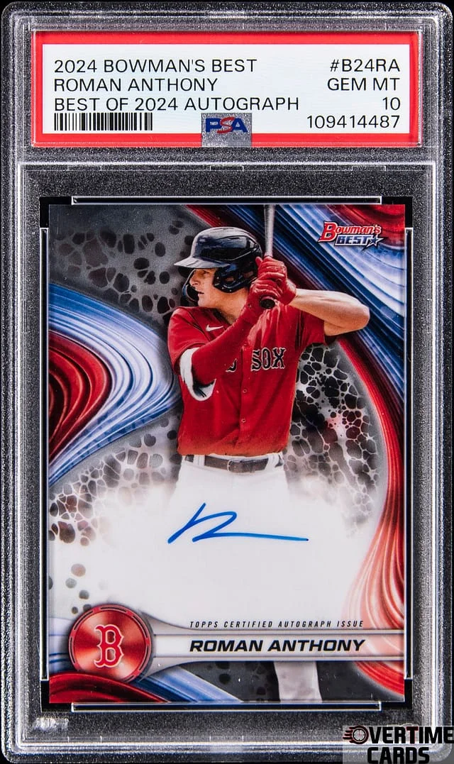 2024 Bowman Best Roman Anthony Best of 2024 Autograph #B24-RA card image