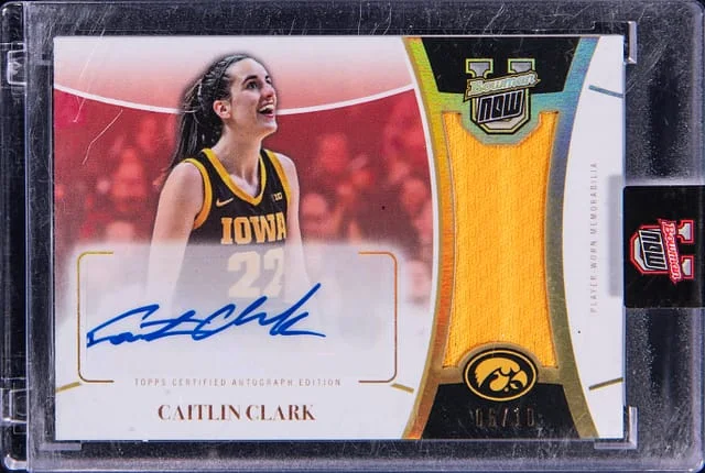 2024 Bowman Caitlin Clark U Now #8-AUR card image