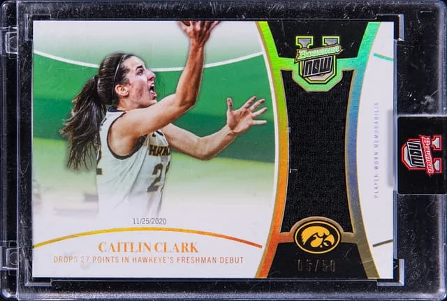 2024 Bowman Caitlin Clark Relic - Topps Encased U Now #1-REL card image