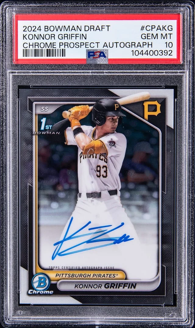 2024 Bowman Chrome Draft Konnor Griffin Prospect Autograph #CPA-KG card image