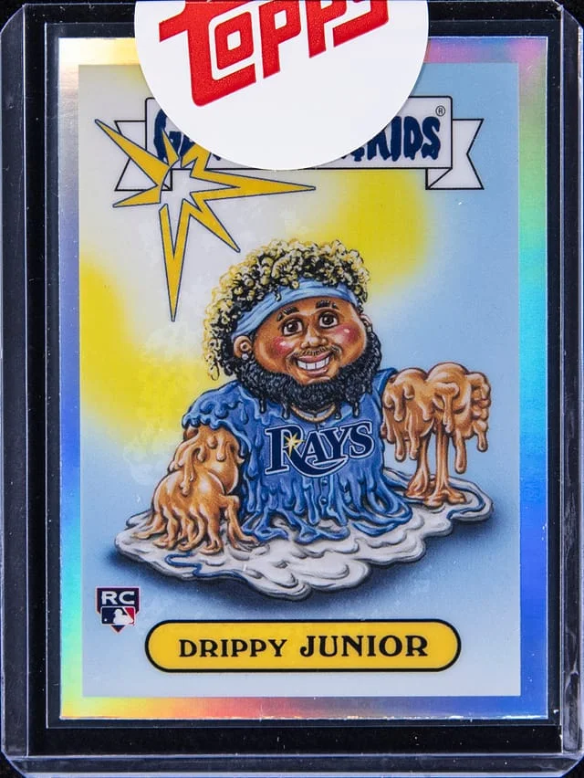 2024 Bowman Chrome Drippy Junior - Topps Encased Bowman Garbage Pail Kids #BGP-16 card image