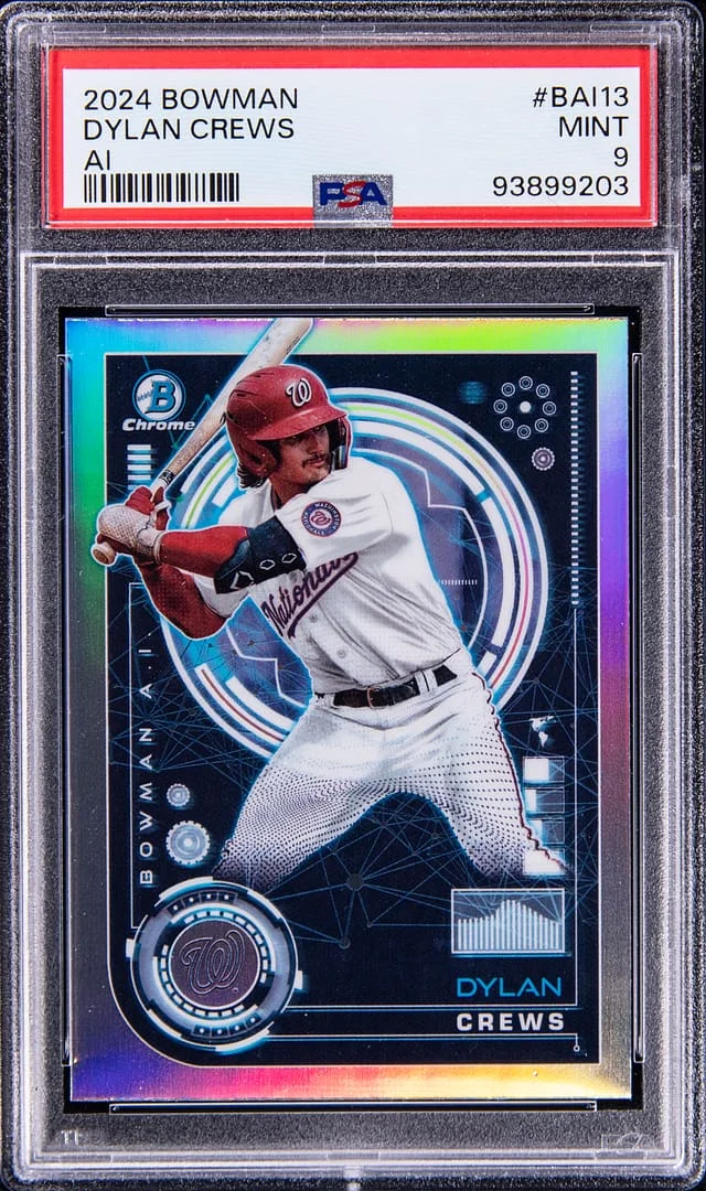2024 Bowman Chrome Dylan Crews AI #BAI13 card image