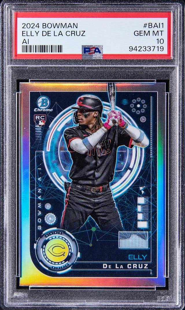 2024 Bowman Chrome Elly De La Cruz AI #BAI1 card image