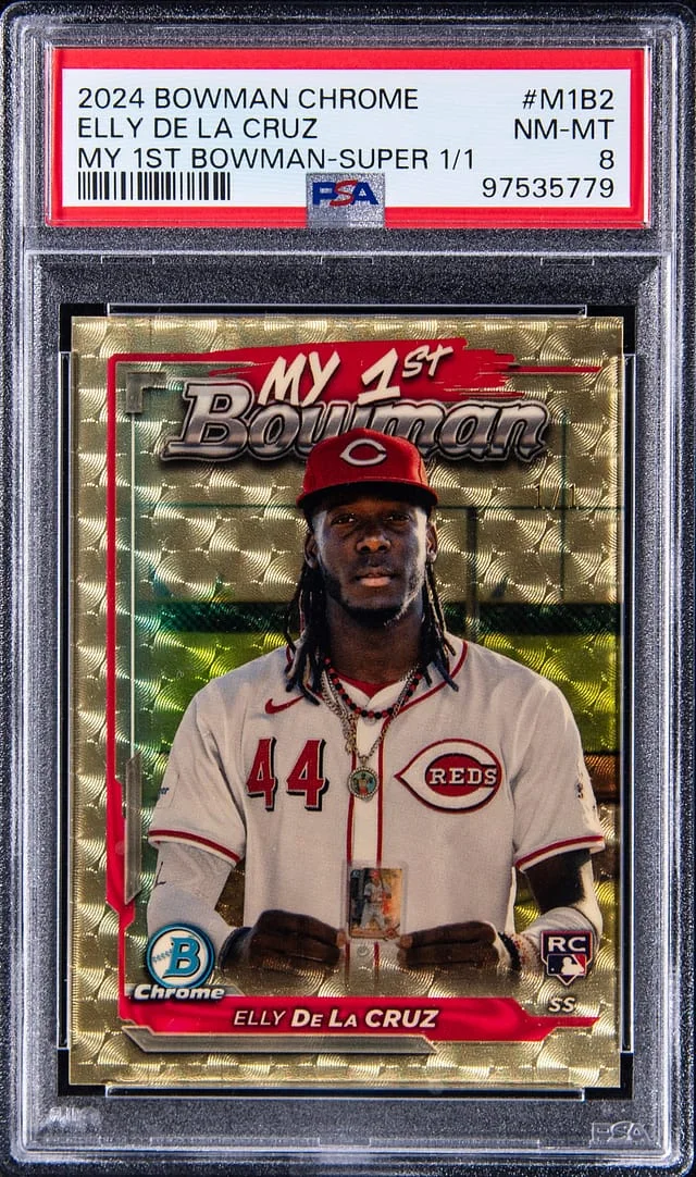 2024 Bowman Chrome Elly De La Cruz My 1st Bowman SuperFractor #M1B-2 card image