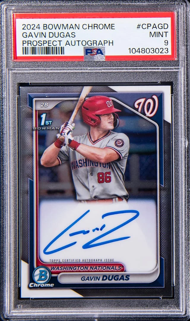 2024 Bowman Chrome Gavin Dugas Prospect Autograph #CPA-GD card image