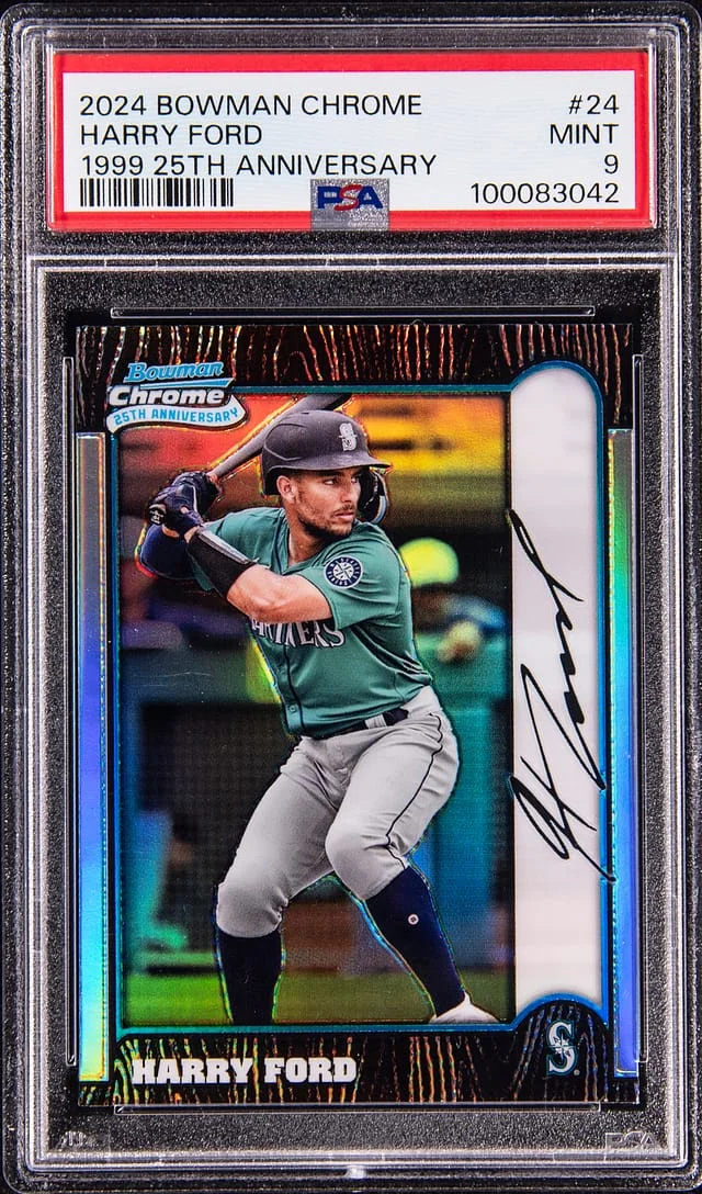2024 Bowman Chrome Harry Ford 1999 25th Anniversary #24 card image