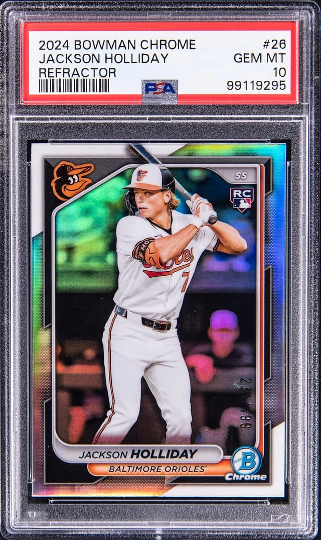 2024 Bowman Chrome Jackson Holliday Refractor #26 card image