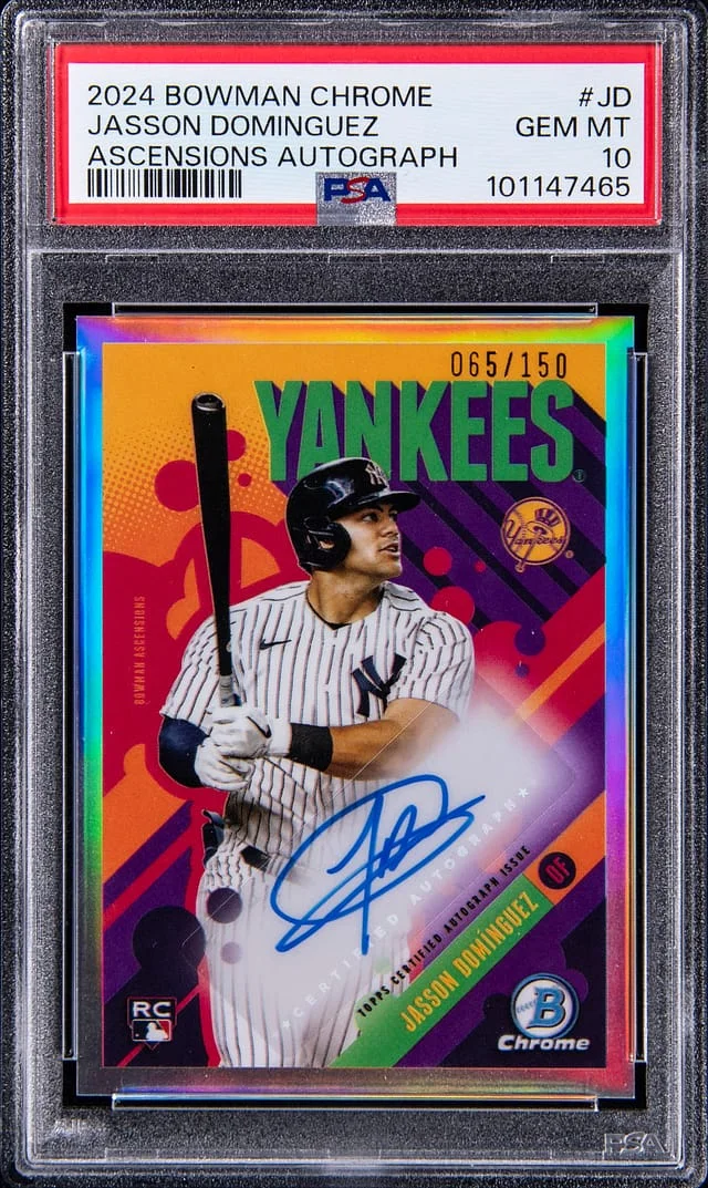 2024 Bowman Chrome Jasson Dominguez Ascensions Autograph #BAA-JD card image