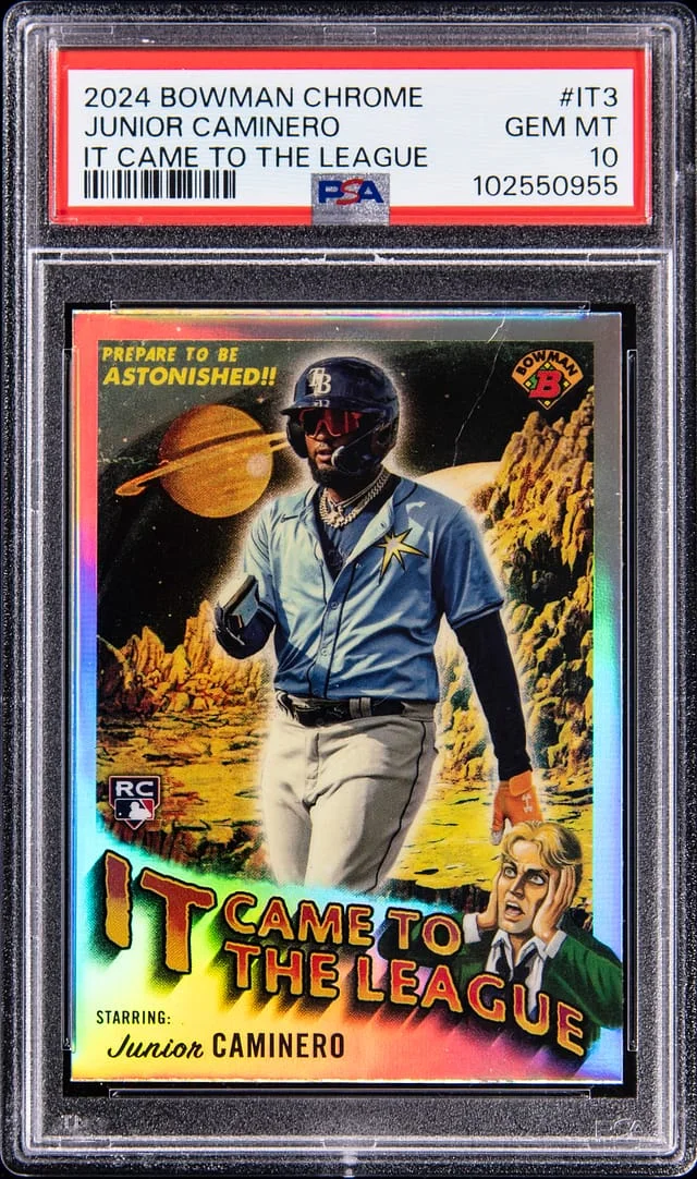 2024 Bowman Chrome Junior Caminero It Came To The League #IT-3 card image