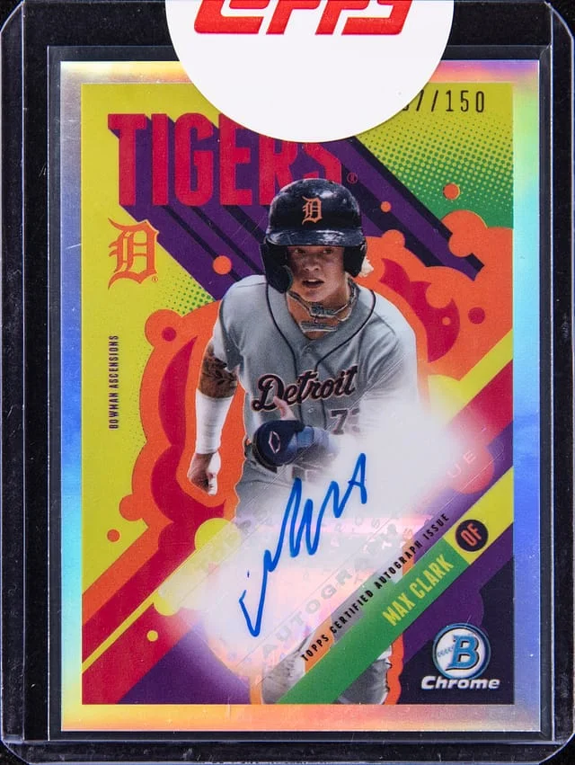 2024 Bowman Chrome Max Clark Ascensions Autograph #BAA-MC card image