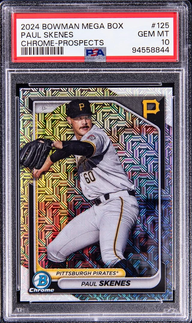 2024 Bowman Chrome Mega Box Paul Skenes Prospect #125 card image