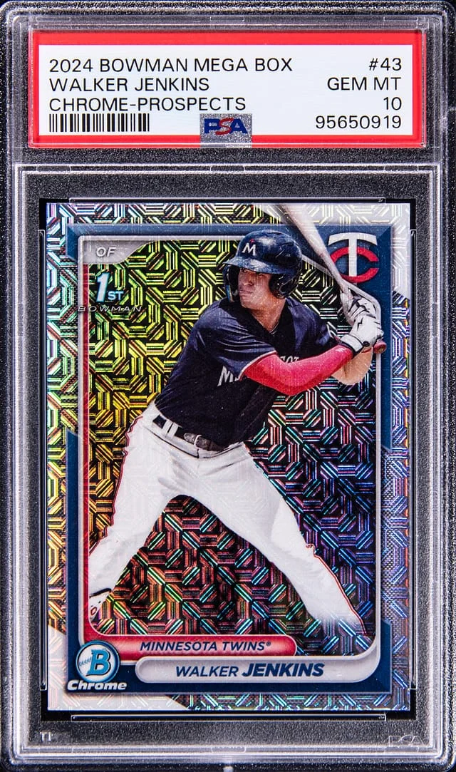 2024 Bowman Chrome Mega Box Walker Jenkins Prospects #43 card image