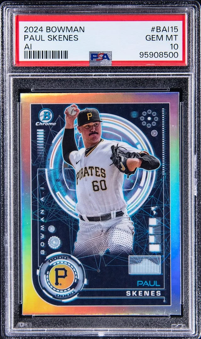 2024 Bowman Chrome Paul Skenes AI #BAI15 card image