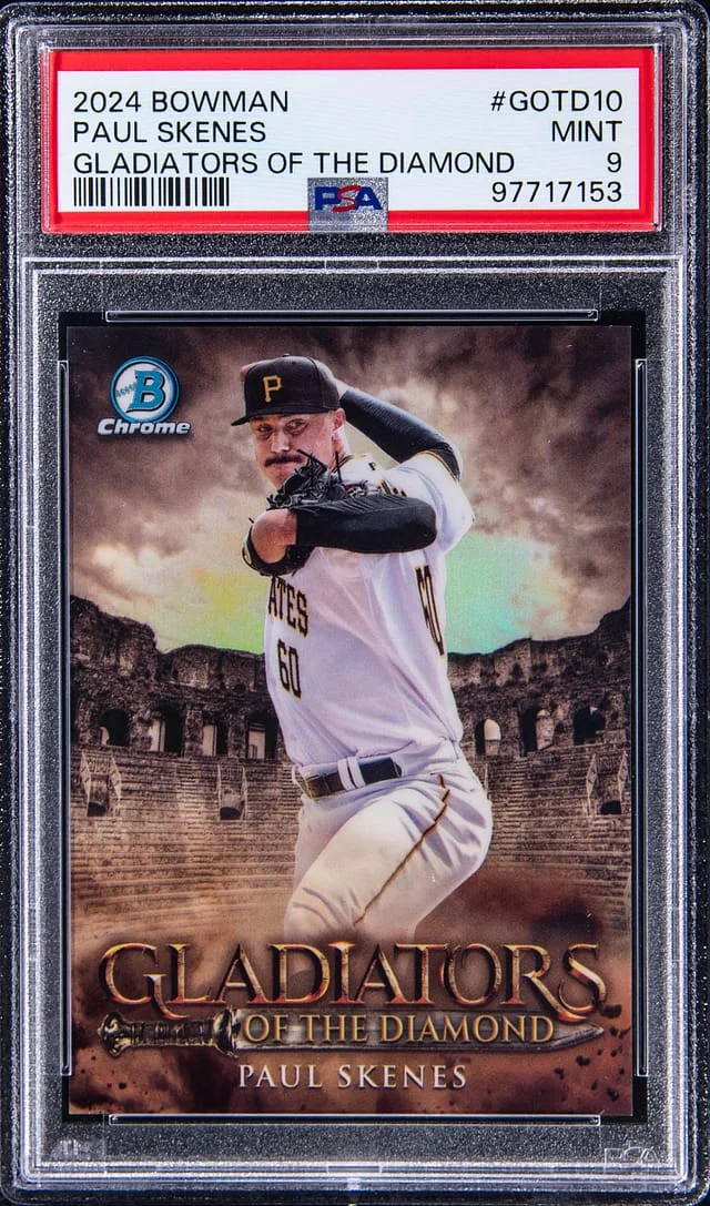 2024 Bowman Chrome Paul Skenes Gladiators of The Diamond #GOTD-10 card image