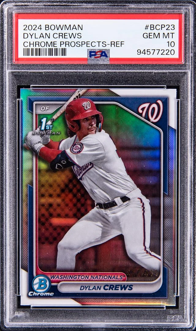 2024 Bowman Chrome Prospects Dylan Crews Refractor #BCP23 card image