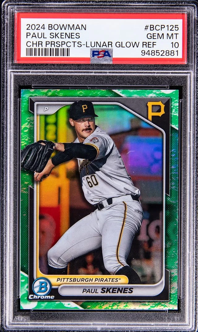 2024 Bowman Chrome Prospects Paul Skenes Pearl Refractor #BCP125 card image