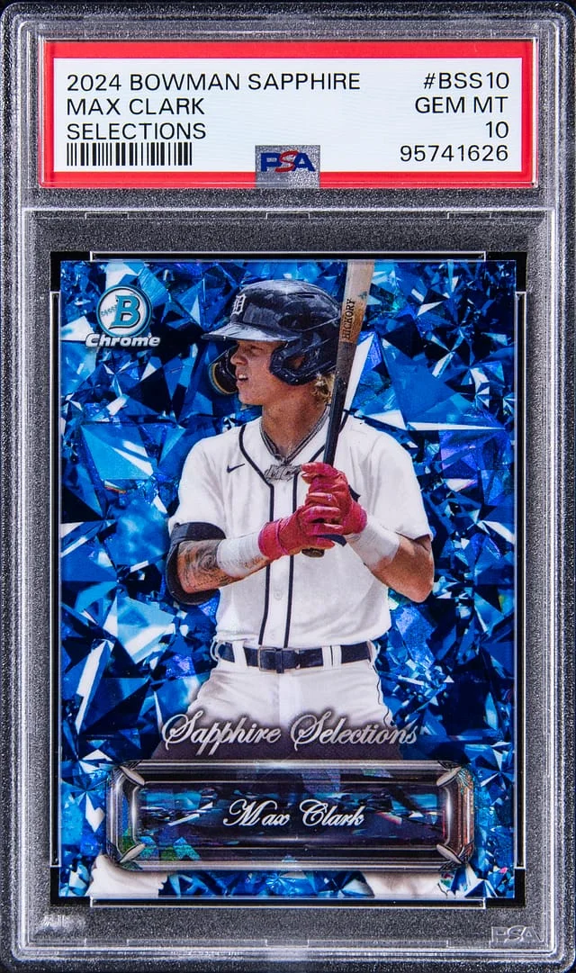 2024 Bowman Chrome Sapphire Max Clark Edition Sapphire Selections #BSS10 card image